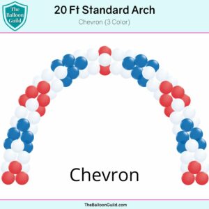 20 Ft Standard Arch Chevron 3 Color