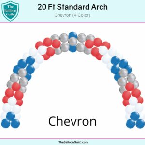 20 Ft Standard Arch Chevron 4 Color
