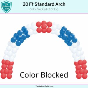 20 Ft Standard Arch Color Blocked 3 Color