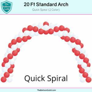 20 Ft Standard Arch Quick Spiral 2 Color