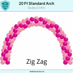 20 Ft Standard Arch Zig Zag 2 Color