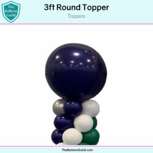 3ft latex round balloon topper