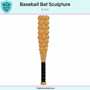 8 Foot Tall Baseball bat sculpture