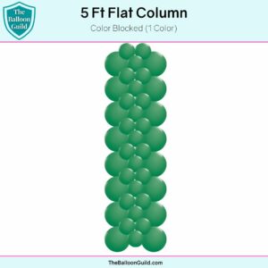 5 Ft Flat Column Color Blocked 1 Color