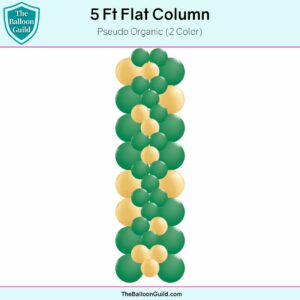 5 Ft Flat Column Pseudo Organic 2 Color