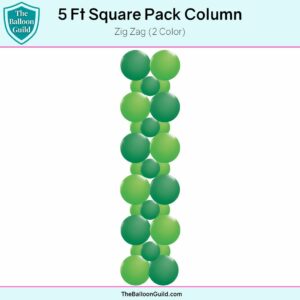 5 Ft Square Pack Column Zig Zag 2 Color