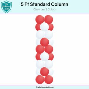 5 Ft Standard Column Chevron 2 Color