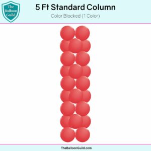 5 Ft Standard Column Color Blocked 1 Color