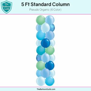 5 Ft Standard Column Pseudo Organic 6 Color
