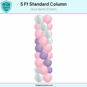 5 Ft Standard Column Quick Spiral 3 Color