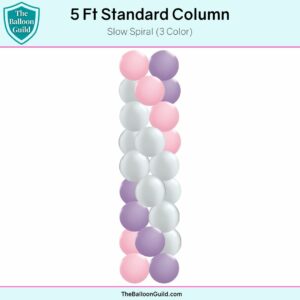 5 Ft Standard Column Slow Spiral 3 Color