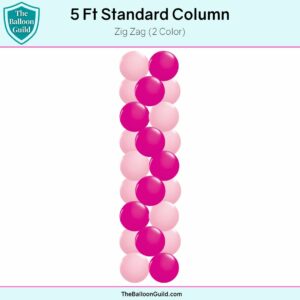 5 Ft Standard Column Zig Zag 2 Color