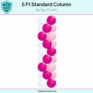5 Ft Standard Column Zig Zag 3 Color