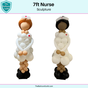 7ft Balloon Nurse Sculpture