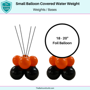 Small Balloon Covered Water Weight