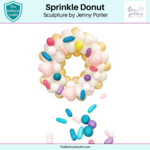 Sprinkle Donut by Jenny Porter